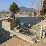 井戸があります。