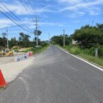 令和7年8月3日撮影：前面道路。