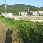 令和7年10月1日撮影：南東から北西へ向いて撮った写真です。
