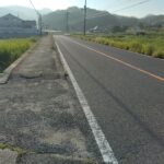 前面道路:西から東へ向いて撮った写真です。 前面道路:西から東へ向いて撮った写真です。