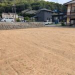 1号地：北東から南西へ向いて撮った写真です。