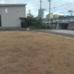 2号地:東から西へ向いて撮った写真です。 2号地:東から西へ向いて撮った写真です。